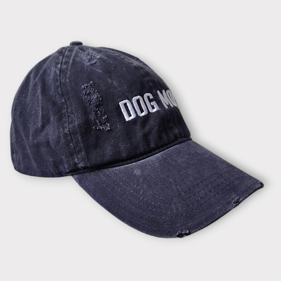 David and Young Baseball Cap Dog Mom Distressed Adjustable One Size - Picture 3 of 7